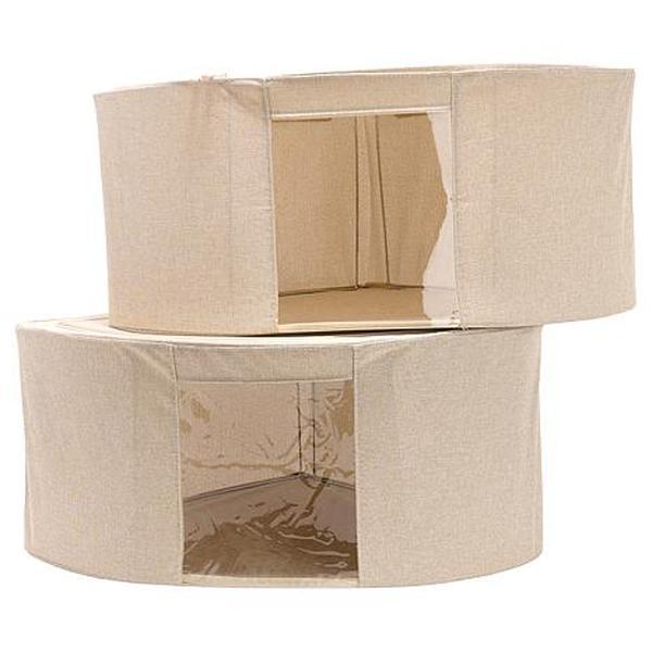 Improvements Set of 2 Large Corner Storage Boxes
