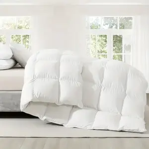 Comforter Duvet Insert, All Season Down Alternative Soft Bed Comforters, Fluffy Lightweight Duvet Insert With Corner Tabs for Bedroom, Machine Washable