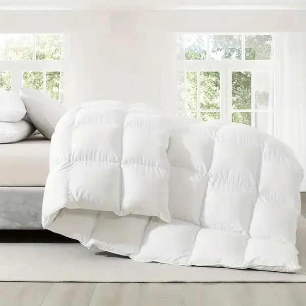 Comforter Duvet Insert, All Season Down Alternative Soft Bed Comforters, Fluffy Lightweight Duvet Insert With Corner Tabs for Bedroom, Machine Washable