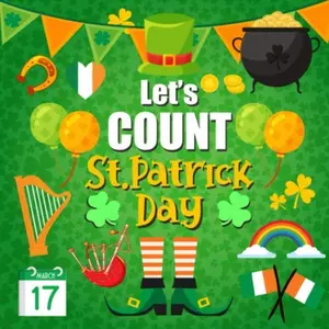 Let's Count St.Patrick Day: A Fun Picture Puzzle Book for 2-5 Year Olds girls and boys Adding Up Book (Saint Patrick Activity Book) Paperback – February 9, 2020