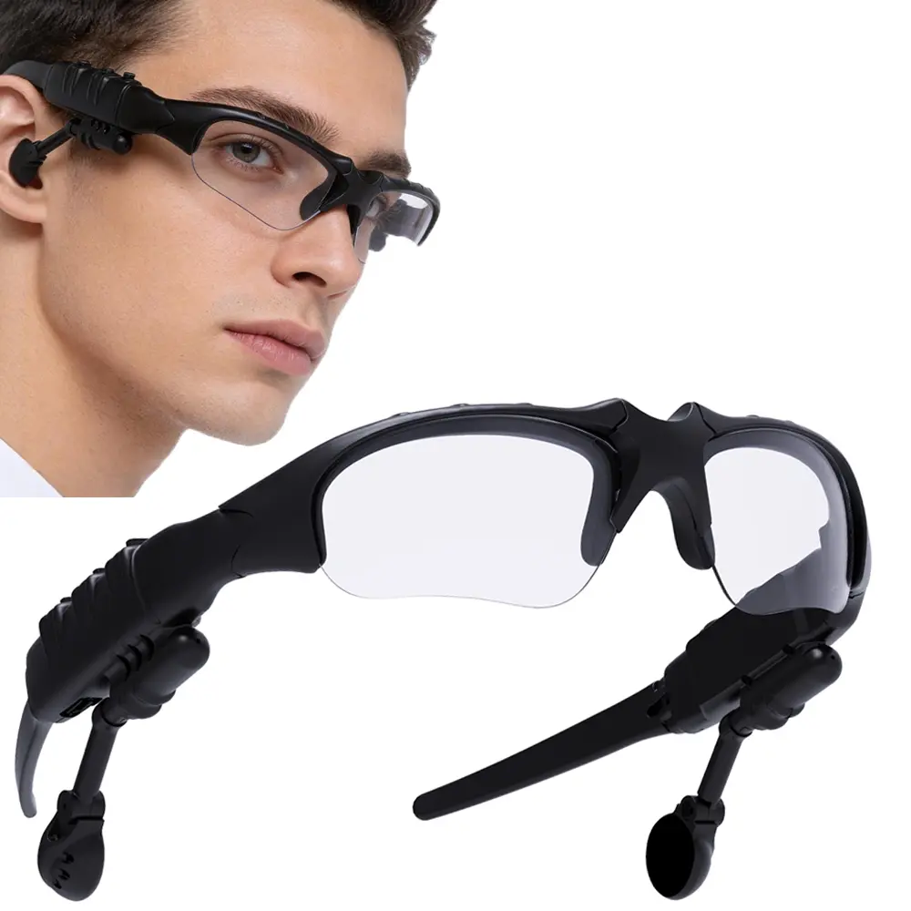 TEMPOMIND Casual Smart Glasses - Multifunctional Audio Sunglasses, Wireless Wearable Tech Eyewear with Music Function for Cycling, Hiking, Non-Waterproof for Tech Enthusiasts, Cells