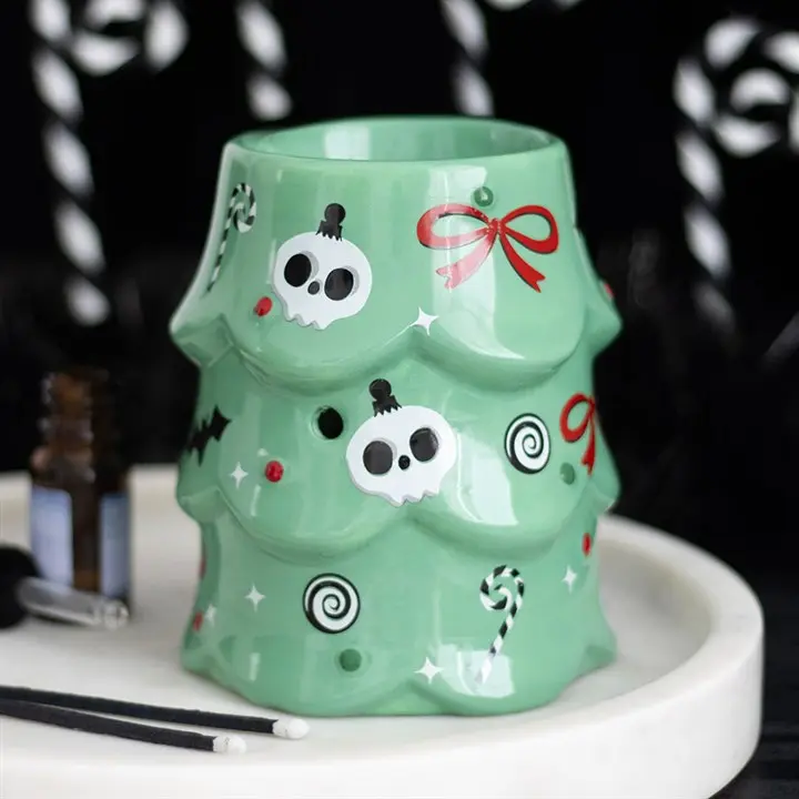 Halloween Nightmare Tealight Wax Warmer - High Quality Wax Warmers for Wax Melts, Compatible with illuminatedbymia Gel Wax Melts, Decorative Wax Warmers for Wax Melts