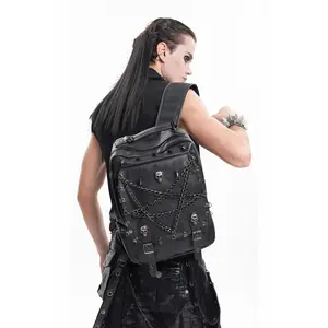 Catacombs Spiked Vegan Leather Backpack