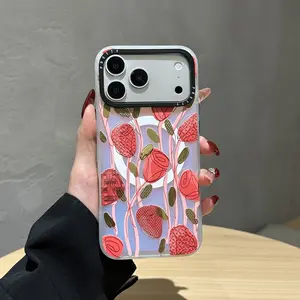 Classic Rose Bouquet Phone Case for iPhone 17 Pro Max, 17 Air, 16 Pro Max, 15 Pro, 14 Plus, 13, 12.  Stylish magnetic protective case with 3D embossed glossy pattern, anti-drop phone case, perfect as a holiday gift for women.