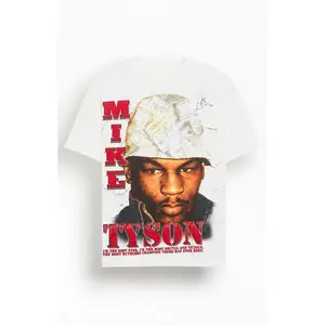 PacSun Men's Mike Tyson Rich Thinking TShirt - Multicolor,  oversized graphic tee men.