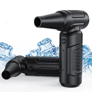 USB Rechargeable Compressed Air Duster, Mini Blower, 180000 RPM Cordless Electric Air Duster for Car, Powerful Jet Dry Blower for Keyboard Cleaning