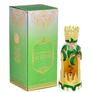 Khadlaj Al Riyan for Unisex Concentrated Perfume Oil, 0.57 Ounce