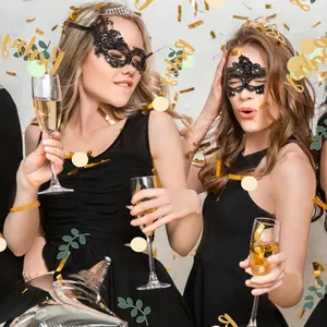5pcs/10pcs Lace Mask Ball Party Performance Soft Skin-Friendly Sexy Women's Masks (random Style), Perfect for Parties and Performances, Party Supplies, Party Accessories, Halloween, Party Event Props