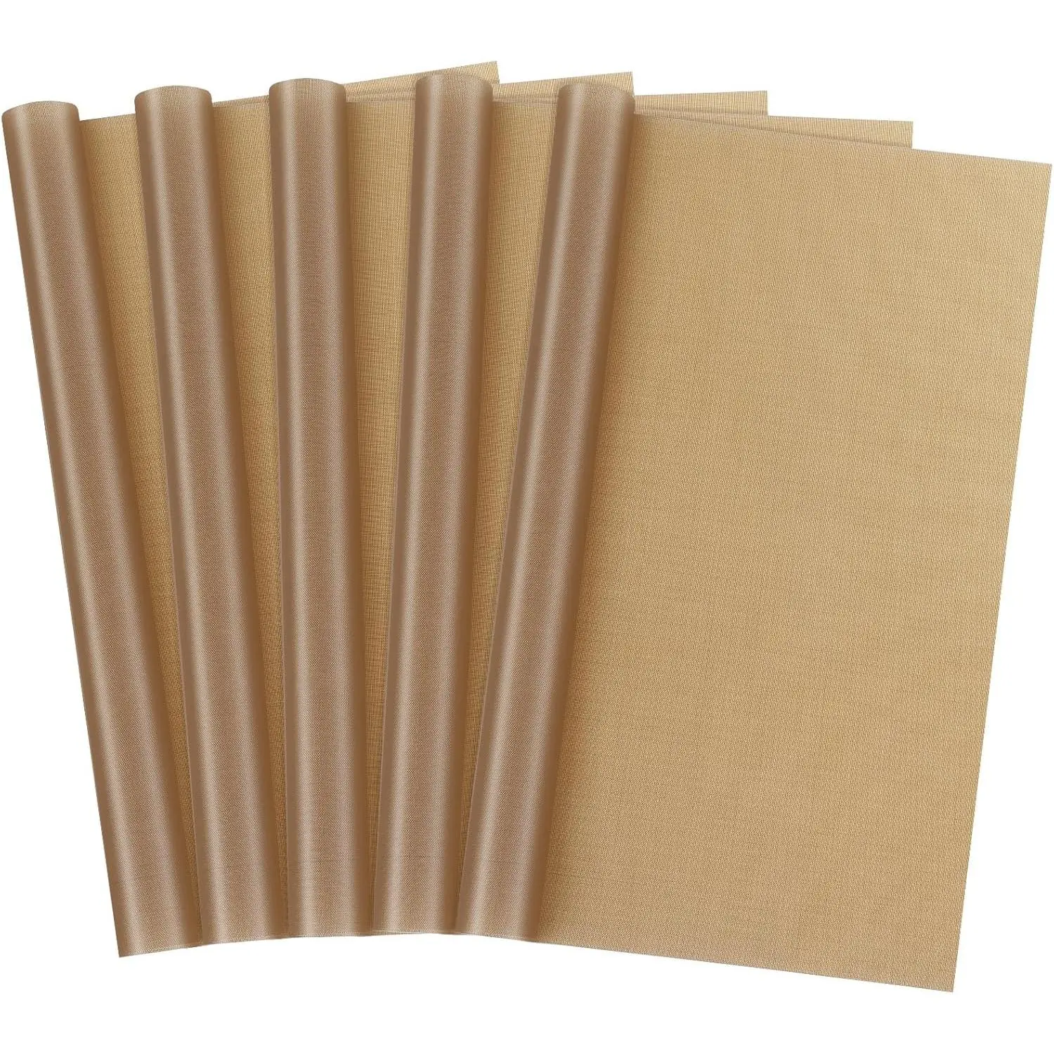Teflon Sheet 5 Pack Heat Transfer Press Cover Paper Heat Resistant Transfer Protector for Cricut Iron HTV Vinyl, Sublimation, Baking & Craft