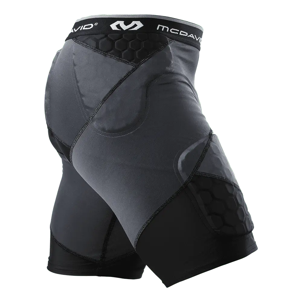 McDAVID HEX® Thudd Cross Compression™ Short for Adults - 9mm Technology & Cross Compression for Enhanced Protection & Comfort