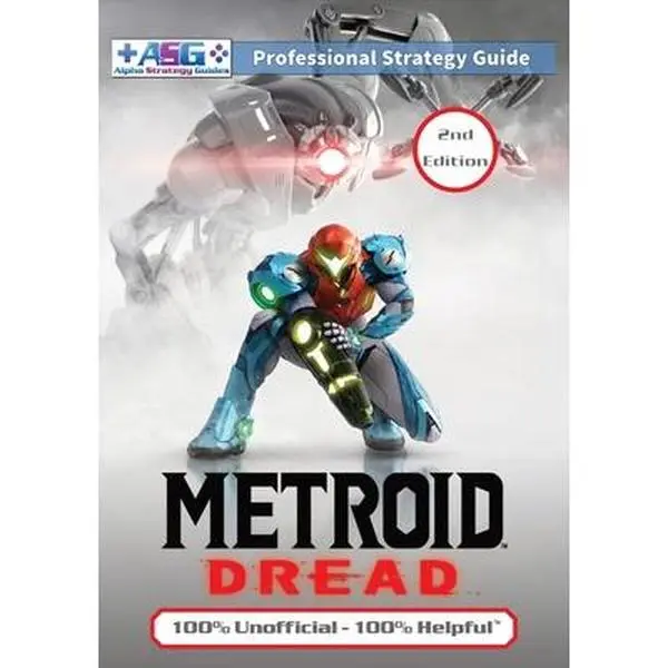 Metroid Dread Strategy Guide (2nd Edition - Full Color, English, 100% Unofficial - 100% Helpful), Alpha Strategy Guides Paperback with Access to Cool Metroid Sites, Unlockable Reward List, Boss Mastery Tips