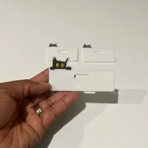 Halloween Black Cat Nurse Badge Buddy Holiday ID Reel Gift for RN CNA Teacher with Cat Design Christmas Badge Buddy for Nurses CNAs Teachers