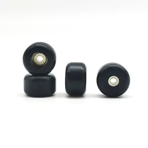 4pcs Finger Skateboard Wheels 7.9mmx5mm, Unisex Toy Parts, Ideal for DIY Projects & Creative Play, Durable Design