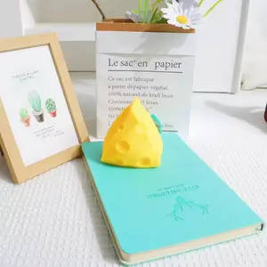 Realistic Triangle Cheese-Shaped Squishy Toy - Soft Slow-Rising Stress Relief Toy for Kids, Ideal for Office & Home, Children's Day Gift Item
