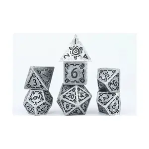 SD: Dice Set - Illusory Metal - Silver (7)