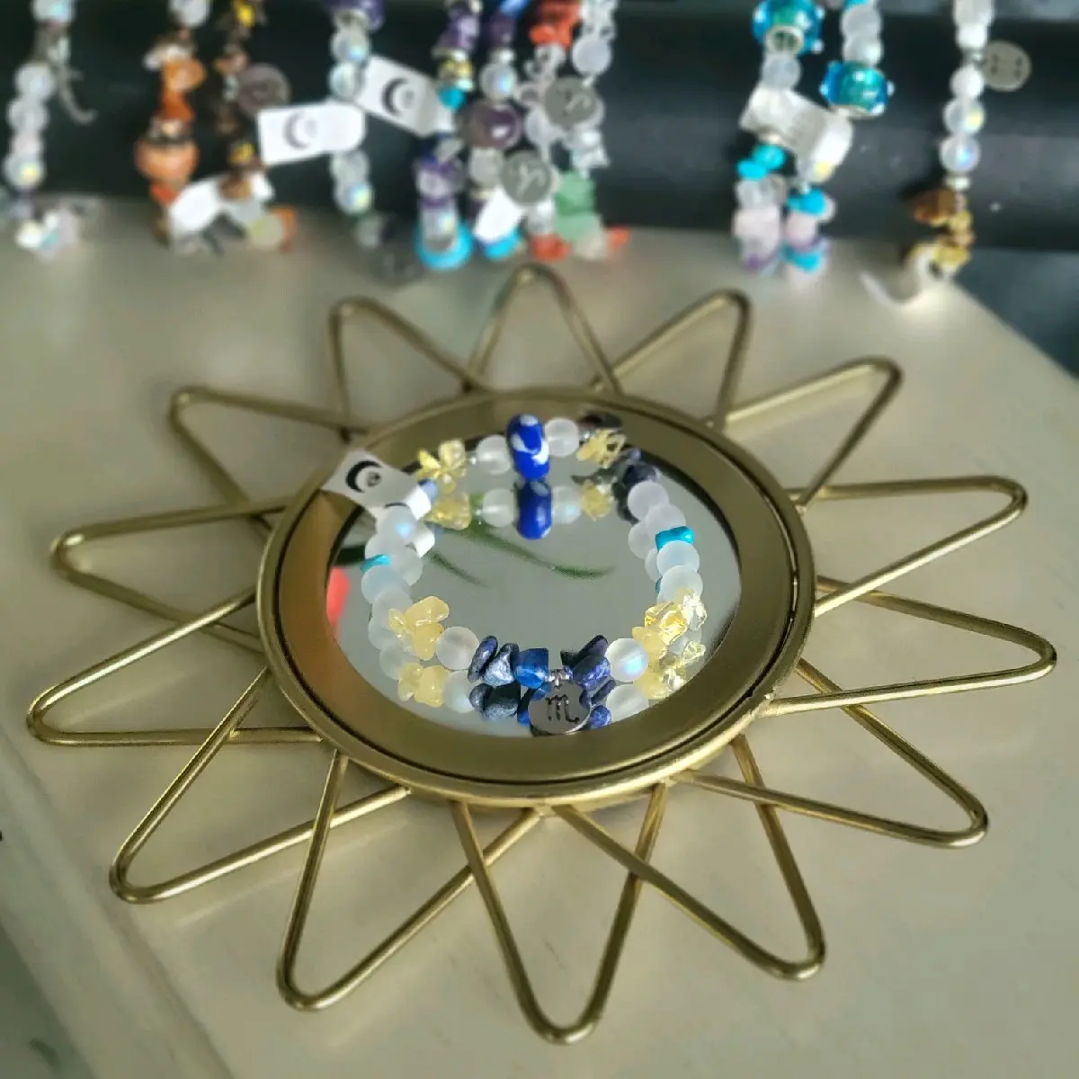 Zodiac Bracelet || Scorpio || Crystals