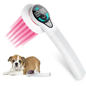Cold Light Therapy for Dogs - 2024 Upgraded Infrared Red Light Therapy Vet Device, Portable Therapy Device for Pain Relief Arthritis, Spinal, Promote Blood Circulation (White)