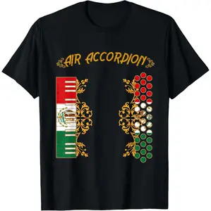 Vibrant Mexican Air Accordion T Shirt Perfect Summer Vacation Gift Choice