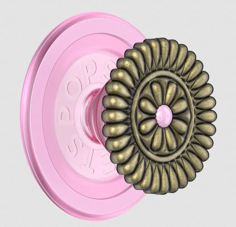 popsockets Enamel Stamped Pink  MagSafe PopGrip