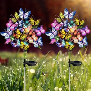 Solar Butterfly Tree Light 2PACK/1PACK, Outdoor Garden Decor LED Warm /Multicolor, Perfect Birthday Gift for Mom or Girlfriend, Garden Decor Lights