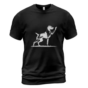 Rude Pointer Dog Assholee German Shorthaired Pointer Dog T-Shirt Size S-6XL, All Colors, Gift for Women Men, Made In USA, US Size S-6XL, 100% cotton, Classic Fit, Unisex T-Shirt