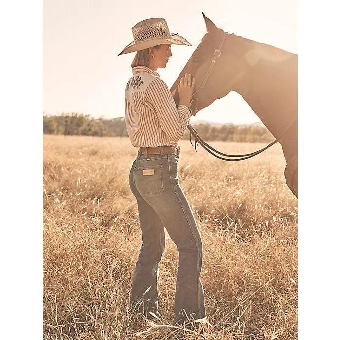 Wrangler Beth Fierce Women's Jeans Bottom, Made with Polyester-Viscose-Cotton Blend Fabric