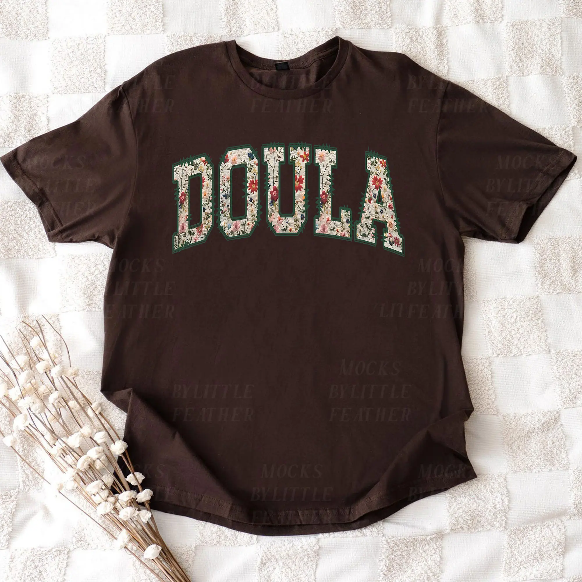 Doula Shirt, Floral Doula Gift, Doula Student, Wildflower Doula Tee, Nurse Shirt, Labor and Delivery