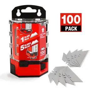 #fathersdaygift Goldblatt 100-Pack Utility Blades Premium Tempered SK2M Steel with Dispenser