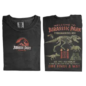 Vintage Jurassic Park Shirt, 90s Dino T-Shirt, Jurassic World Logo Tee, Comfort Colors Graphic Shirt, Disneyland Adventure, Retro Movie Tee