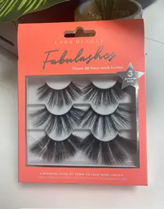 KARA BEAUTY 3D FAUX MINK EYELASHES 25MM 10,11,12