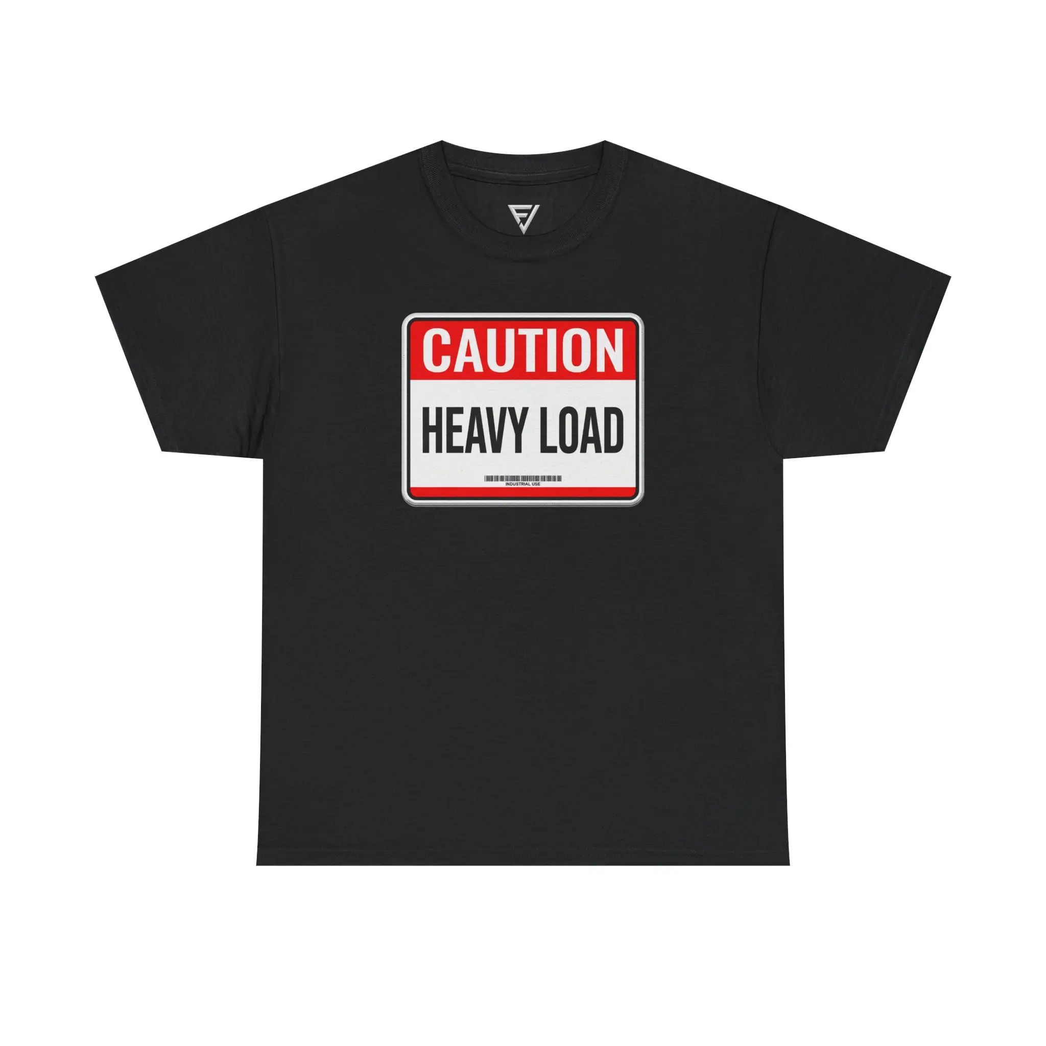 CAUTION HEAVY LOAD | Black Tee