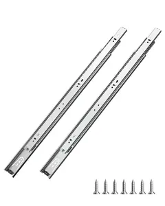 VEVOR Drawer Cabinet Slides Side Mount 24 inch 10 Pairs 100 LB Load Replacement