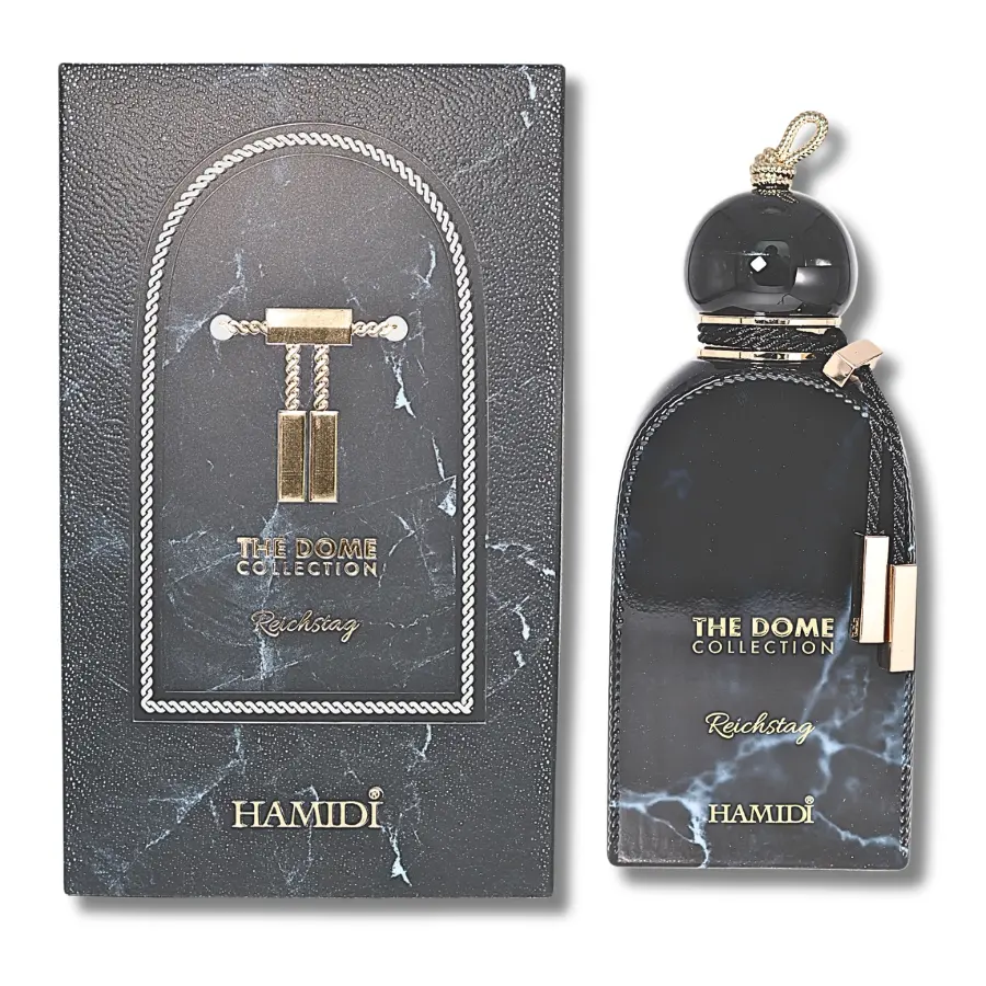 Hamidi The Dome Reichstag Eau de Parfum, Fresh Aromatic Woody Fragrance, Unisex EDP Liquid Cologne with Warm Spice, Cinnamon, and Caramel, 3.4 fl oz Bottle, Edp Liquid Colognes, Adults, Warm Spices, Patchouli Base, Warm Spicy