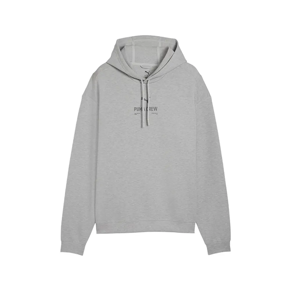 PUMA Mens Cloudspun Branded Hoodie Casual Outerwear Casual - Grey