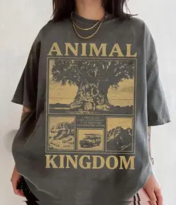 Retro Animal Kingdom Gildan Shirt, World Animal Kingdom Shirts, Kilimanjaro Safaris Tee, Tree Of Life