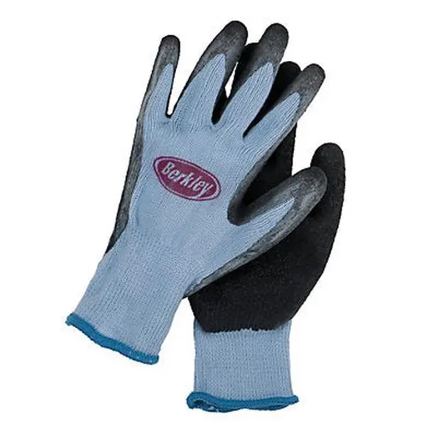 Berkley Non-Slip Coated Fabric Fisherman's Glove, Gardening & Hardware Protective Gear