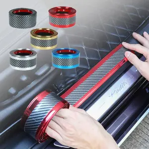 Heavy Duty Door Sill Protector Anti Scratch Guard Strips Universal Fit for SUV Truck Van Rubber Padding Shock Absorption Easy Installation No Tools