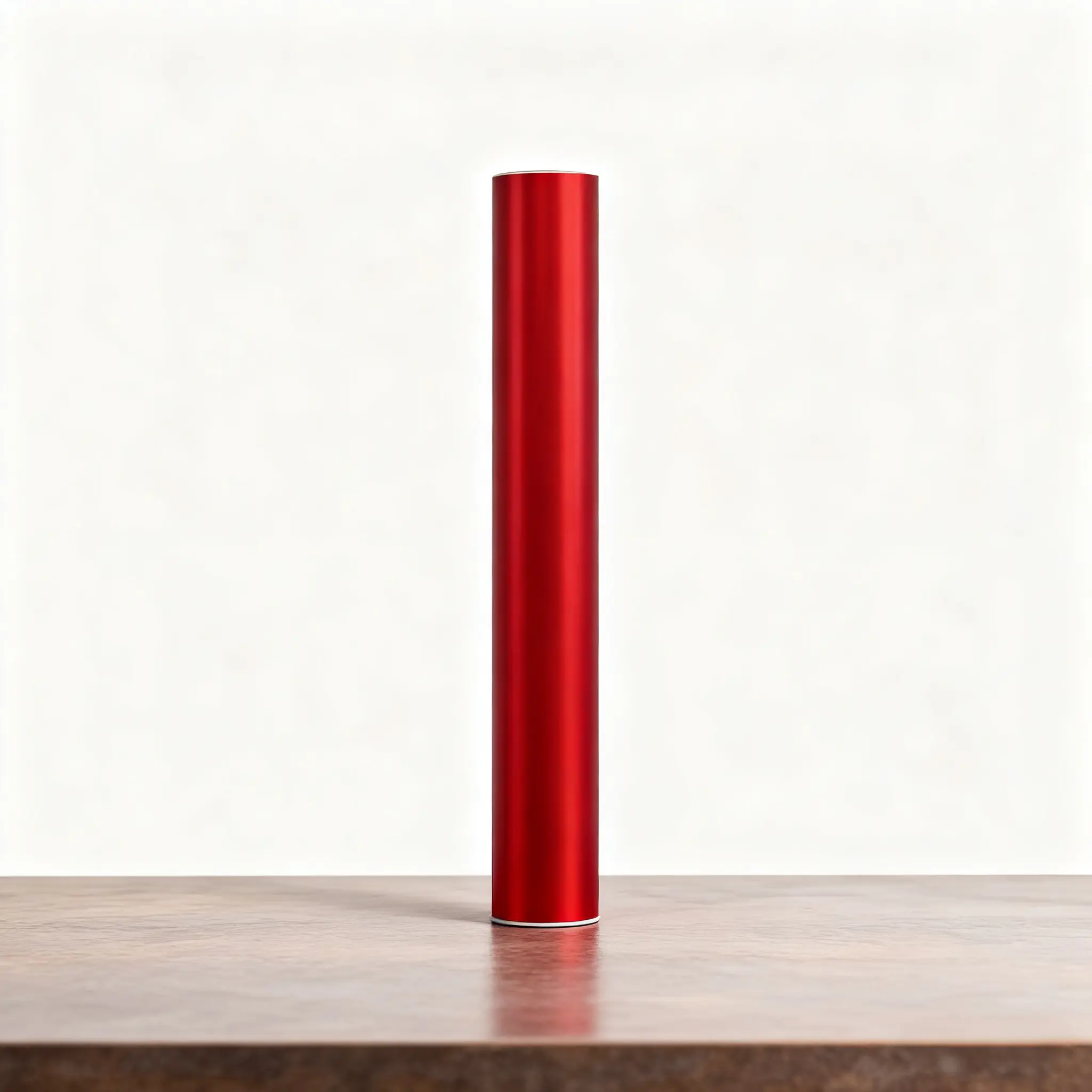 Rich Red Matte Metallic PVC Wrap, 58in x 60in and 12in x 60in Rolls, Automotive Grade Film for Exterior Color Transformation
