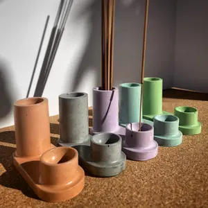 Concrete Incense Burner and Holder, Authentic Piece from The Collection Type of Incense Holders