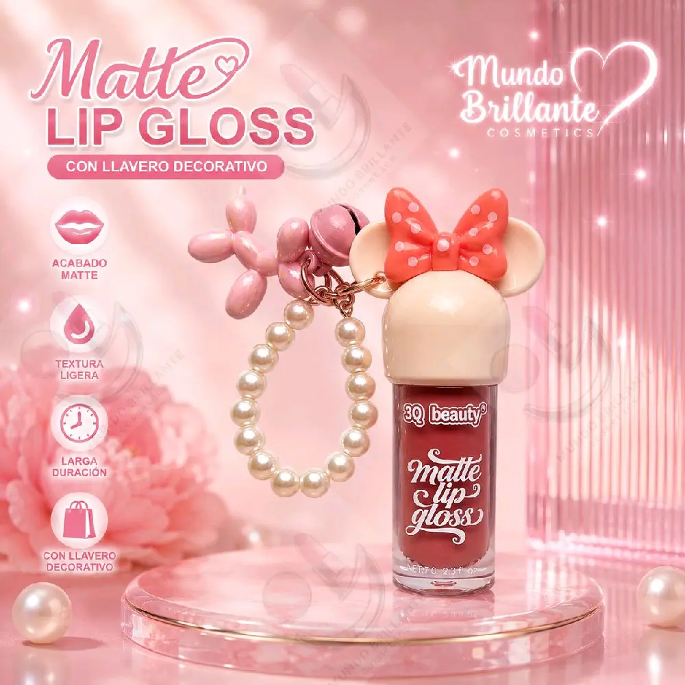 Matte LipGloss Keychain