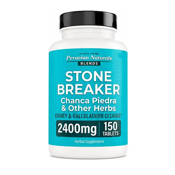 Chanca Piedra “Stone Breaker” – 150 Tablets - Kidney Supplement - 2400mg per Serving 100% Natural Chancapiedra Grown in Peru