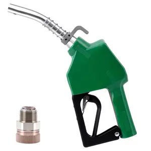 【GARVEE】Automatic Fuel Nozzle with 3/4" NPT Inlet Thread and 13/16" Spout, 16 GPM Max Flow Rate, Auto Shut Off, Aluminum & PVC Gas Pump Handle Featuring 360° Swivel for Diesel, Kerosene, Biodiesel Refilling