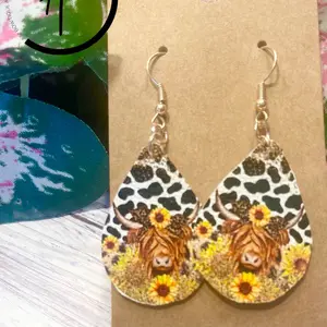 Highland Cow Earrings
