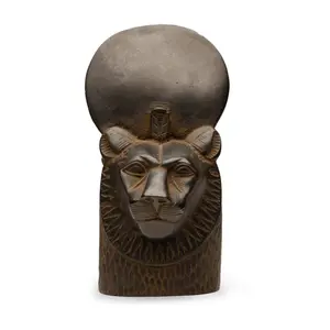 Egyptian Goddess Sekhmet Bust Statue Black - Made in Egypt