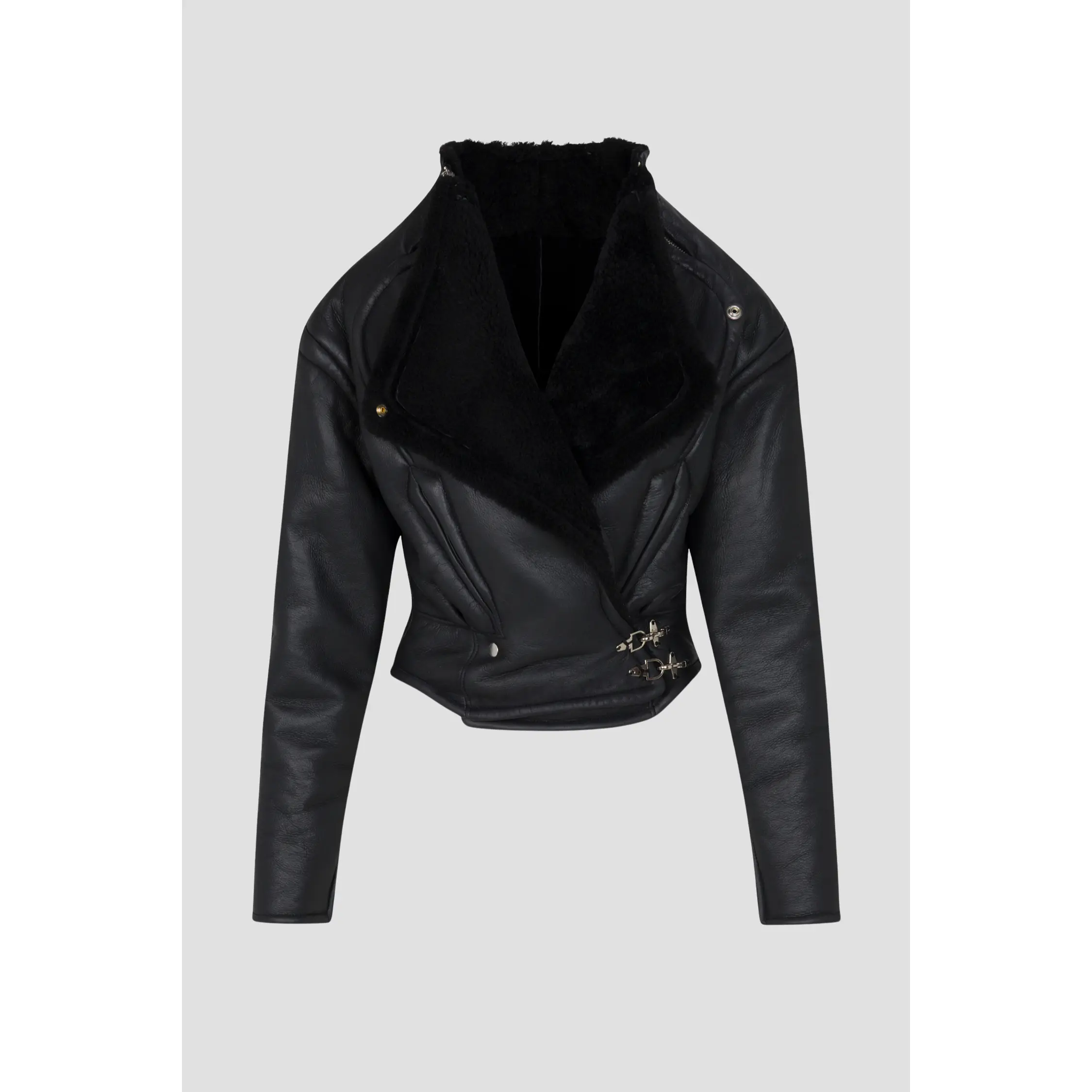 ISIOLA JACKET - BLACK LEATHER