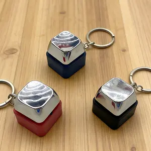 Electric Shock Button Keychain Spoof Keychain A Prank Toy That Charges With Just One Press Fun Gag Gift