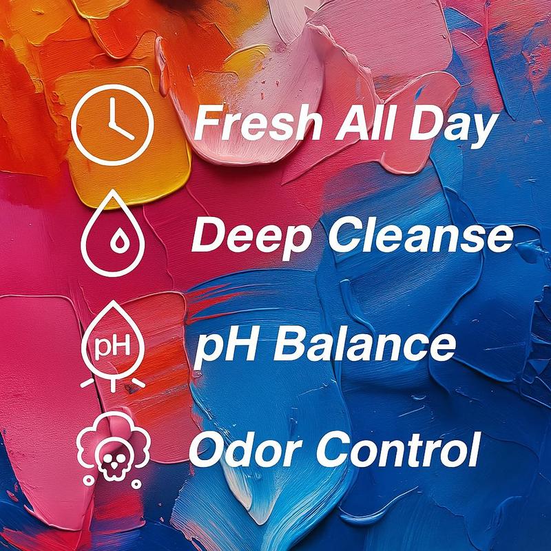 MAVM Men's Daily Intimate Wash with Blue Fragrance, pH Balanced Cleanser