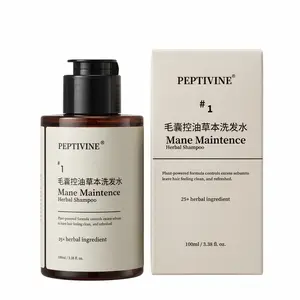 PEPTIVINE #1 Mane Maintence Herbal Shampoo - 25+ Herbal Ingredients for Oil Control & Refreshed Scalp/shampoo, herbal shampoo, oil control shampoo, anti-greasy shampoo,Herbal Shampoo Oil Control Volumizing for Oily Scalp