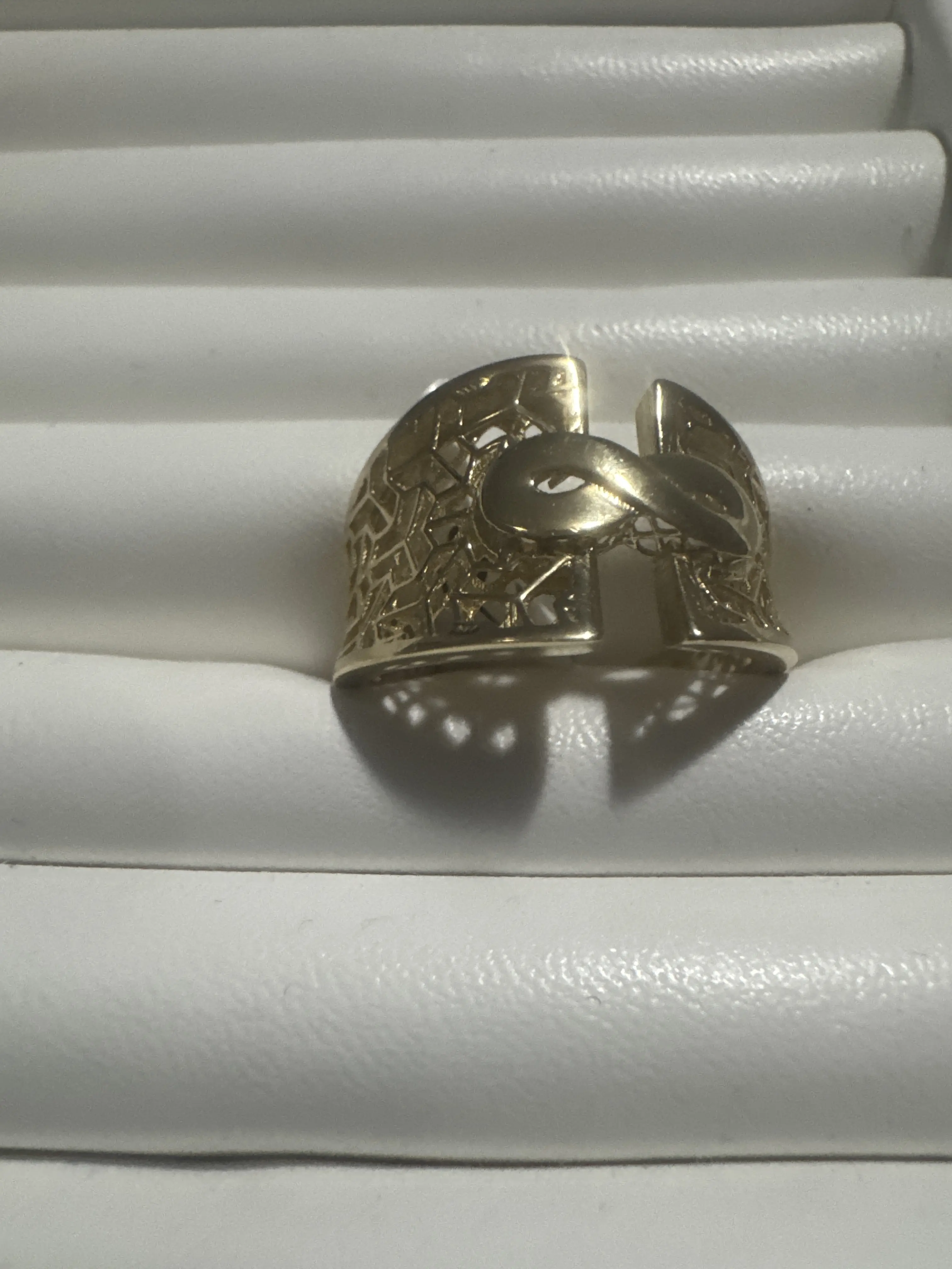 Anillo de Mujer Oro 10k Original Size 9 - Anillo de Mujer de Oro 10k Auténtico para Mujeres