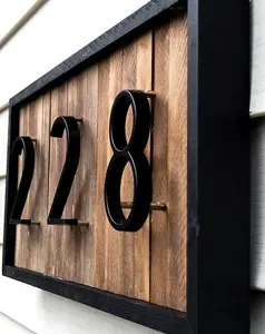 125mm Big Modern Floating House Number and Letters